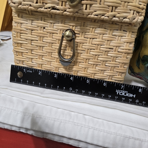 Patricia Nash Woven Handbag with Leather Accents Size S - Picture 11 of 12